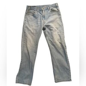 LEVI Mens 505 Light Washed Jeans W36 L30